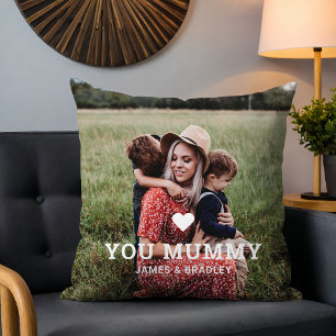 Coussin BON COEUR VOUS AIME MUMMMY Fête des Mères Photo