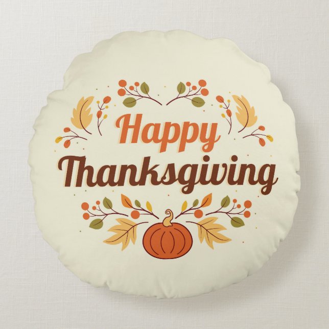Coussin bon thanksgiving (Devant)