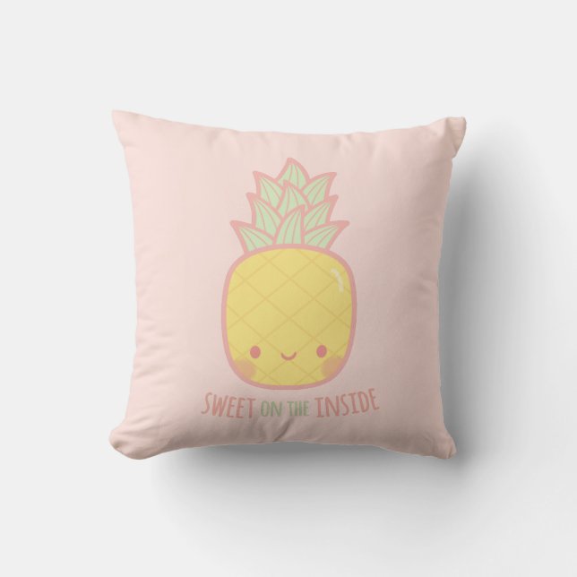 Coussin Bonbon mignon sur le décor intérieur de pièce (Recto)