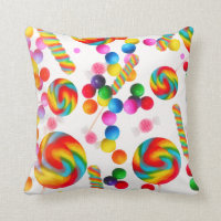 Bonbons Arc-en-ciel Candyland Sucettes Colorés