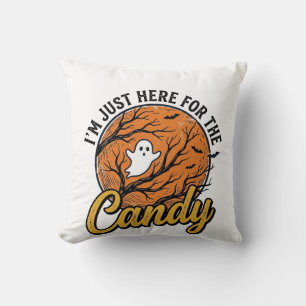 Coussin Bonbons Halloween Fantôme Conception Vectorielle V