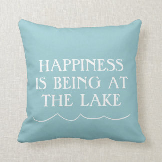 Coussin Bonheur au lac