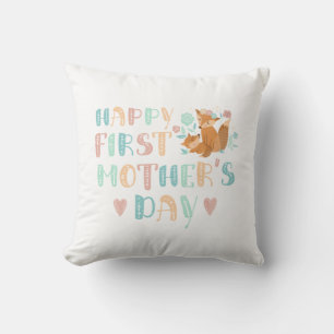 Coussin Bonheur Boho pour la première fête des mères 1ère