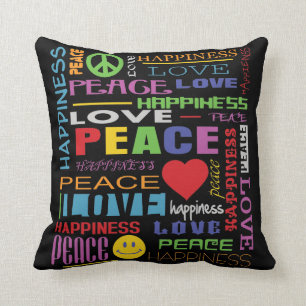 Coussin Bonheur d'amour de paix