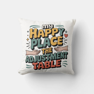 Coussin Bonheur de l'ajustement chiropratique pour le soul