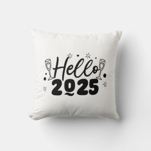 Coussin Bonjour 2025