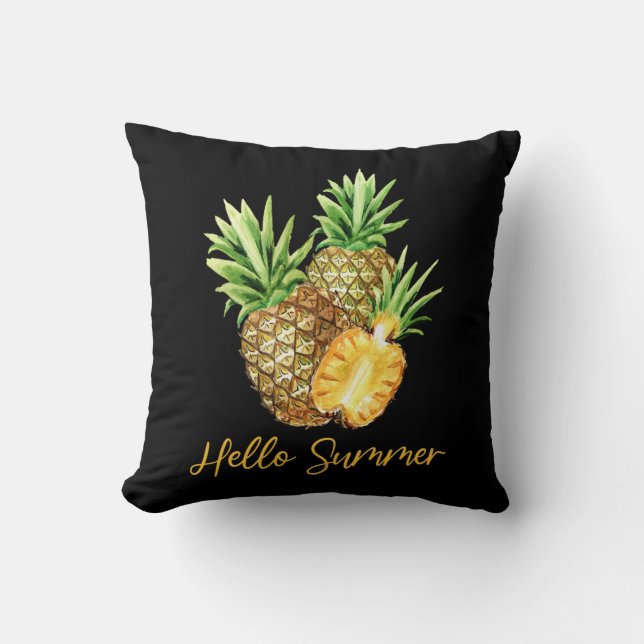 Coussin Bonjour Aiguille d'été Fruit tropical (Recto)