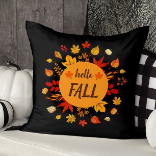 Coussin Bonjour automne