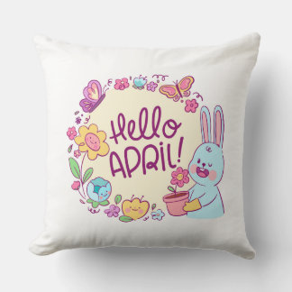 Coussin Bonjour Avril Pillow Pillow