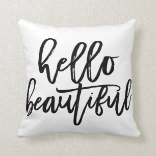 Coussin Bonjour beau