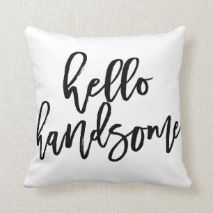 Coussin Bonjour beau