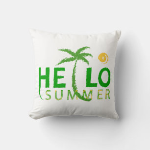 Coussin Bonjour été
