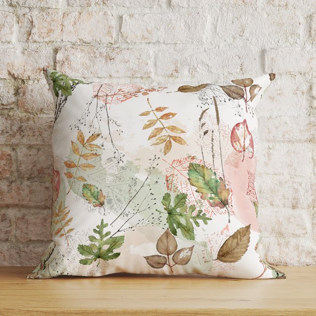 Coussin Bonjour Feuilles d'automne (Créateur téléchargé)