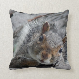 Coussin Bonjour, je suis Squirrel