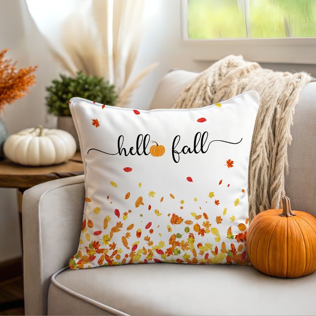Coussin Bonjour l'automne (Créateur téléchargé)