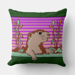 Coussin Bonjour, Ombre de Groundhog -