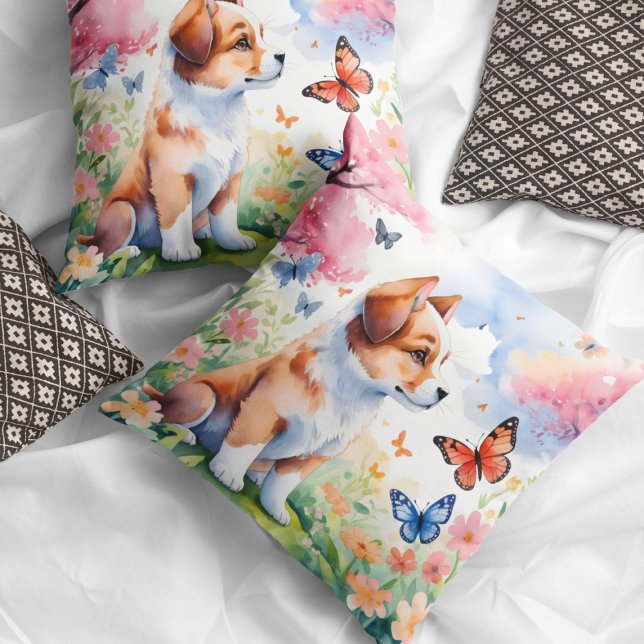 Coussin Bonjour printemps (Créateur téléchargé)