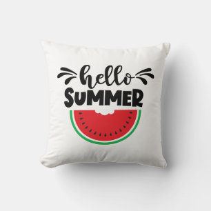 Coussin Bonjour Summer Watermelon Patio extérieur