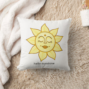 Coussin Bonjour Sunshine