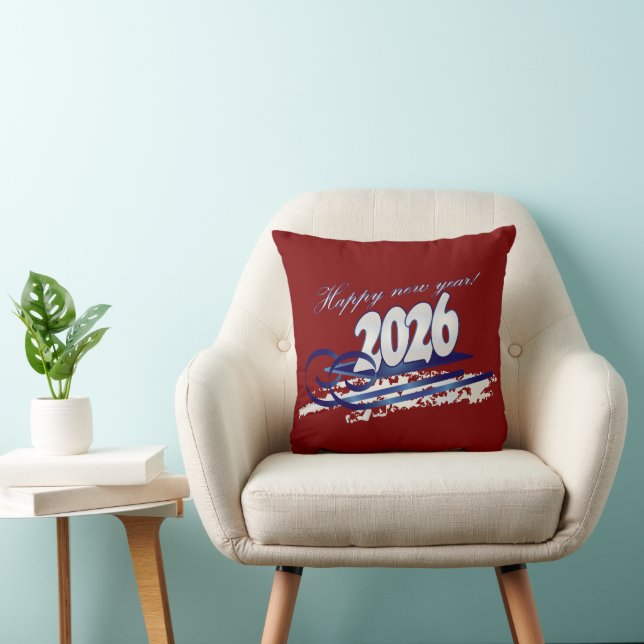 Coussin Bonne année 2026 (Chaise)