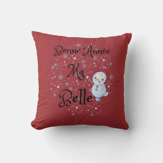 Coussin Bonne Année Ma Belle/ Bonne année (Recto)