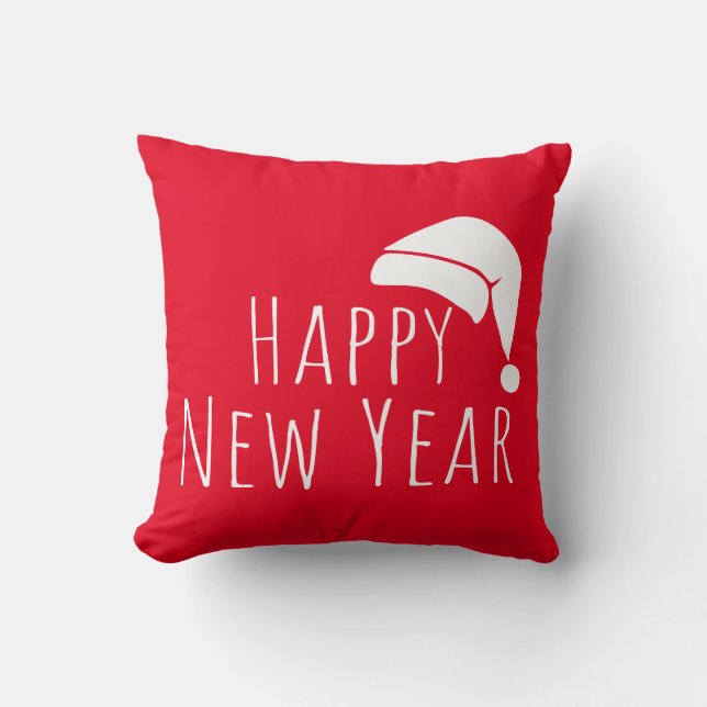 Coussin Bonne année Santa Hat (Recto)
