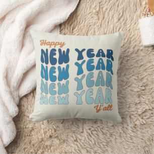 Coussin Bonne année Y'all 2024