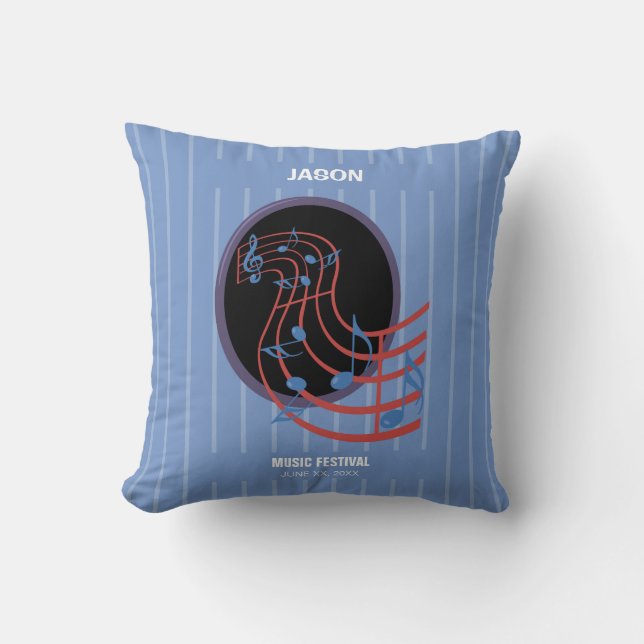 Coussin Bonne chance, Cercle de musique noire (Recto)