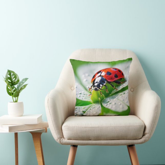 Coussin Bonne chance Ladybug (Chaise)