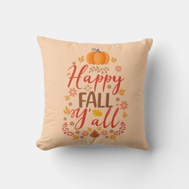 Coussin Bonne chute, vous tous (Recto)