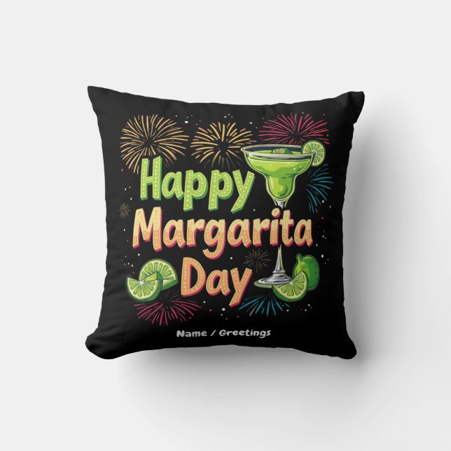 Coussin Bonne fête nationale de Margarita (Recto)