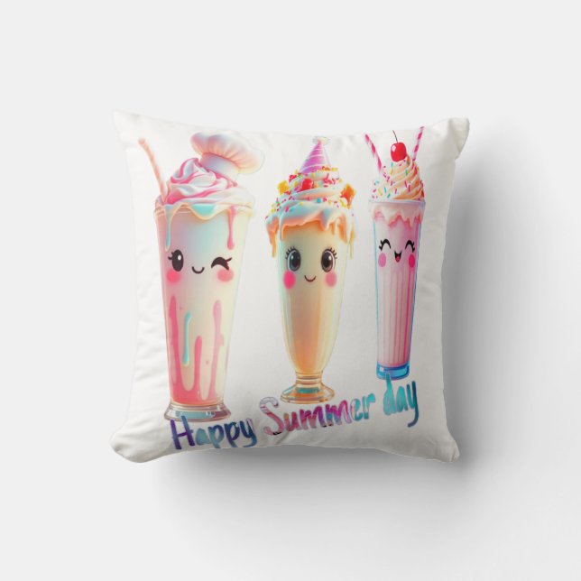 Coussin Bonne journée d'été (Recto)