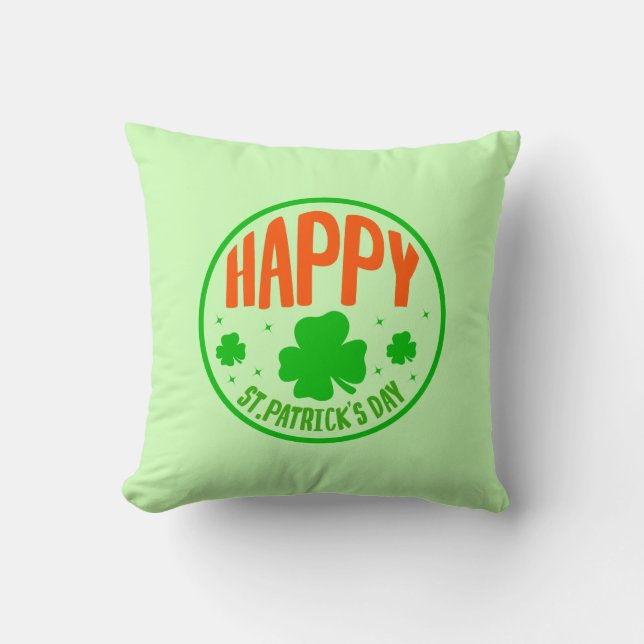 Coussin Bonne Saint Patrick's Day (Recto)