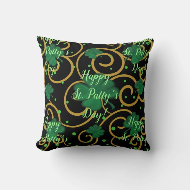 Coussin Bonne Saint Patty's Day (Recto)