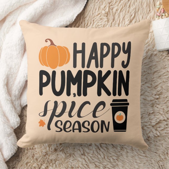 Coussin Bonne saison des épices Citrouilles (Couverture)