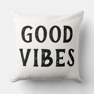Coussin Bonnes vibrations
