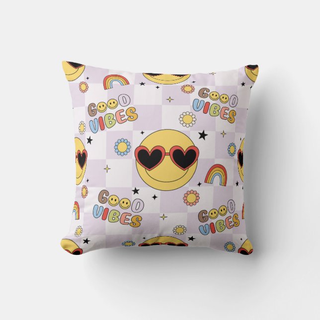 Coussin Bonnes Vibrations Uniquement (Recto)