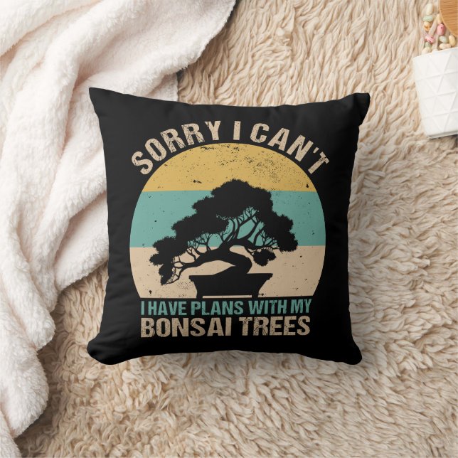 Coussin Bonsai Tree - Cool Plante intérieur jardinage (Couverture)