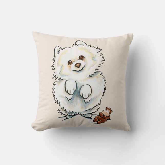 Coussin Boo Boo de Poméranie (Recto)