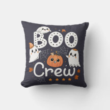 Boo Crew Cute Halloween Ghosts et Citrouille