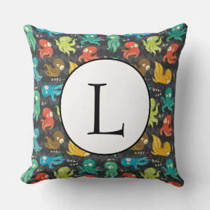 Coussin Boo Octopus Cute Multicolor Enfants Vêtements & Dé