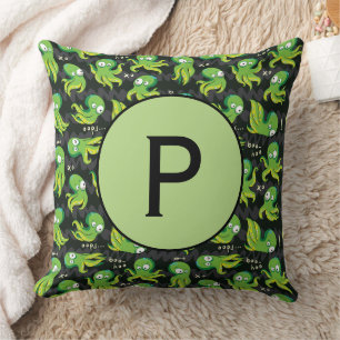 Coussin Boo Octopus Green Kids Clothing & Décor