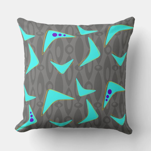Coussin Boomerangs et Balles (Recto)
