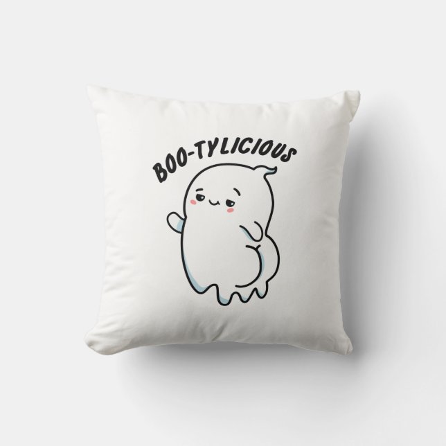 Coussin Bootylicious Funny Ghost Pun (Recto)