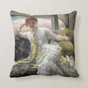 Coussin Bord de mer de James Tissot (Spectacle d'un portra