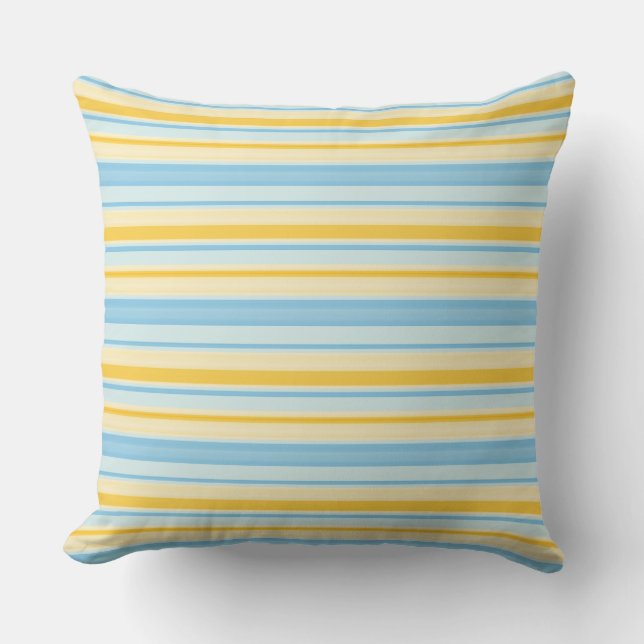 Coussin Bord de mer Stripes 03 (Recto)