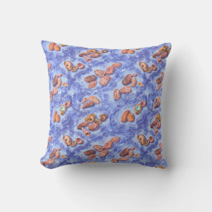 Coussin Bord de mer, vagues, galets
