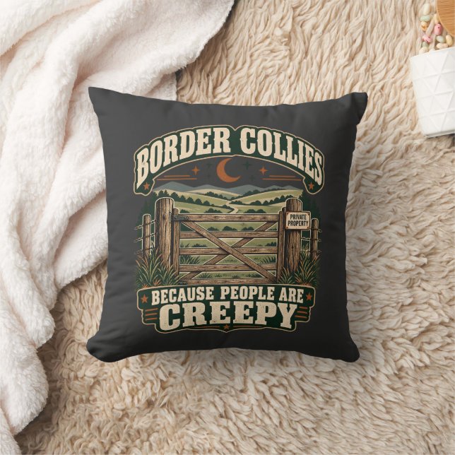 Coussin Border Collies Parce que les gens sont Amoureux de (Couverture)