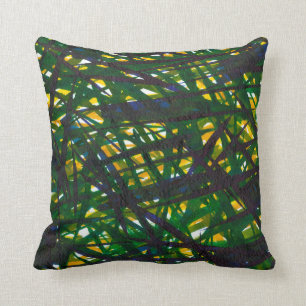 Coussin Bosquet vert II