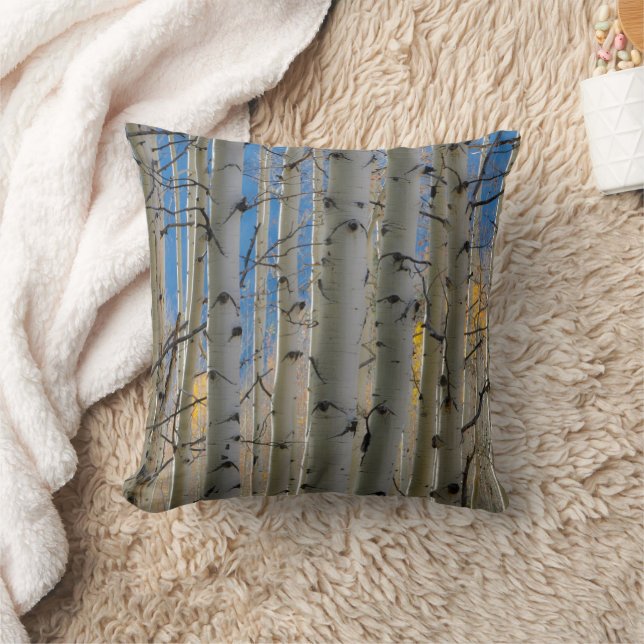Coussin Bosquets de trembles | Montagnes Rocheuses du Colo (Couverture)